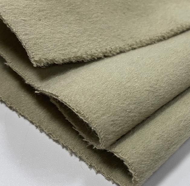 毛纺面料生产厂家供应50%羊毛双面尼面料