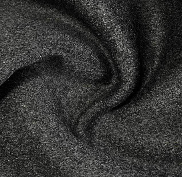 大衣面料工厂生产50%毛化双面顺毛呢面料